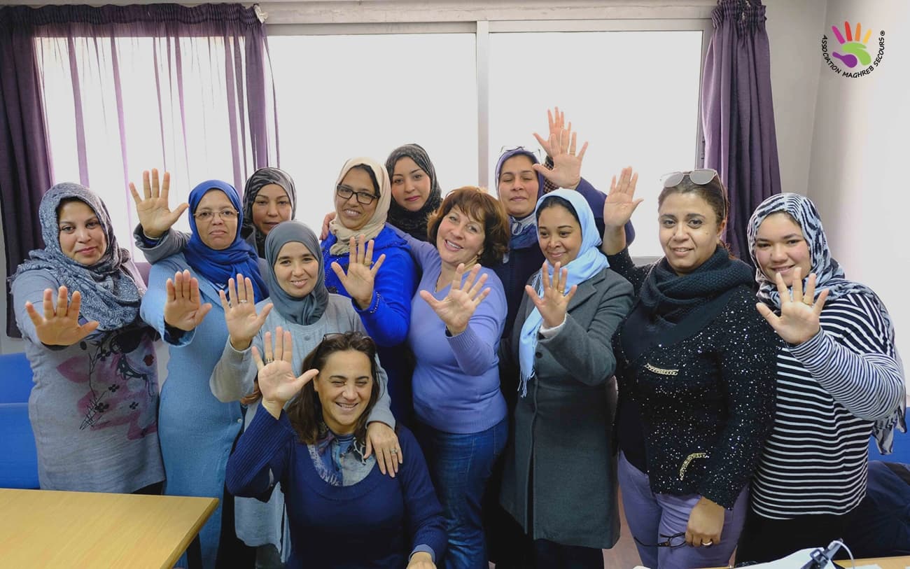 L'équipe Maghreb Secours réunie pour une action humanitaire au Maroc