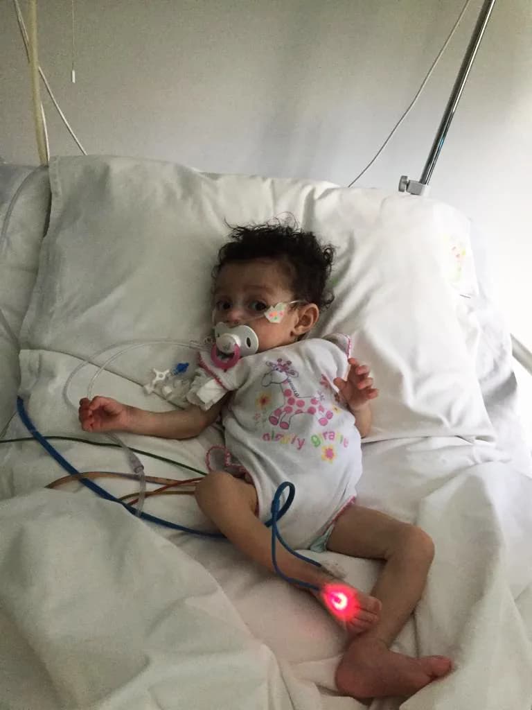 Enfant accompagné par le département médical de Maghreb Secours